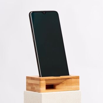 Dzukou Woodland Mouse - Support de téléphone en bois 2