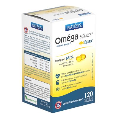 OmegaSource 503 mg (omega 3: 65%) EPA/DHA: 33/22 / 120 CAPS