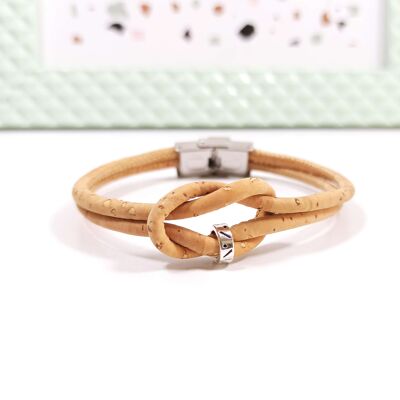 Natural cork bracelet, Axelle