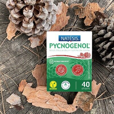Pycnogenol, pine bark extract 40 mg / 40 Gel.