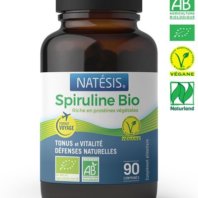 Tabletas de Spirulina Bio 500 mg / 90 CP (45 g)