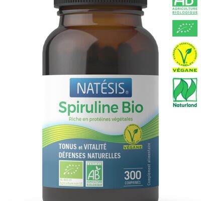 Tabletas de espirulina orgánica 500 mg / 300 CP (150 g)