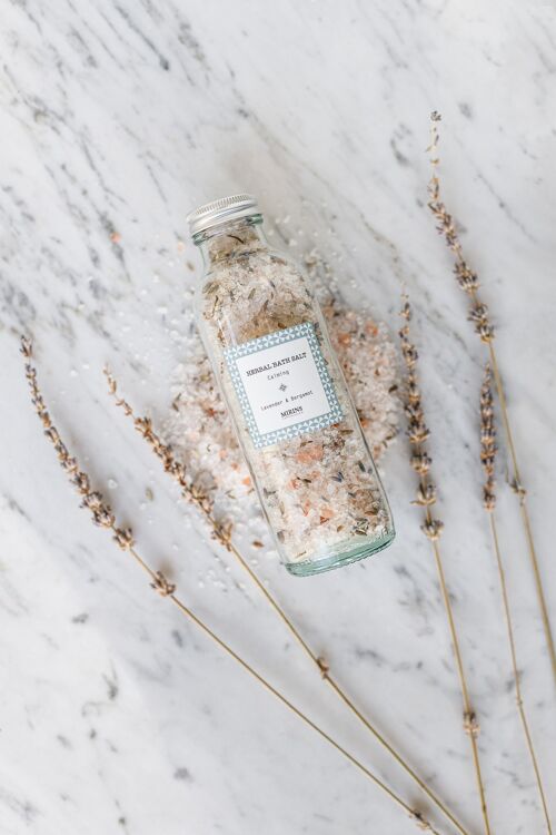 Herbal Bath Salt - Calming - Lavender & Bergamot