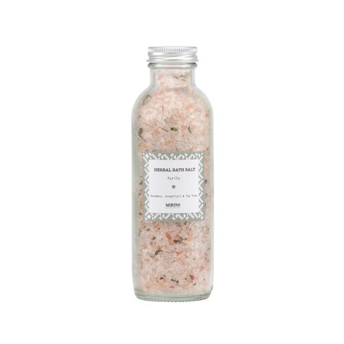 Herbal Bath Salt - Purify - Grapefruit, Rosemary & Tea Tree