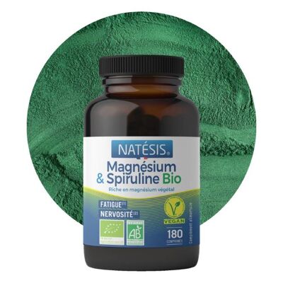 Magnésium et Spiruline (magnésium marin bio & Spiruline bio)