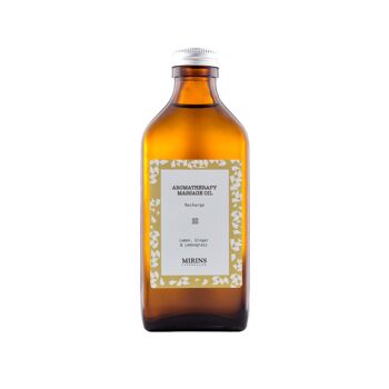 Huile de Massage - Recharge - Citron, Gingembre & Citronnelle - 200 ml 2