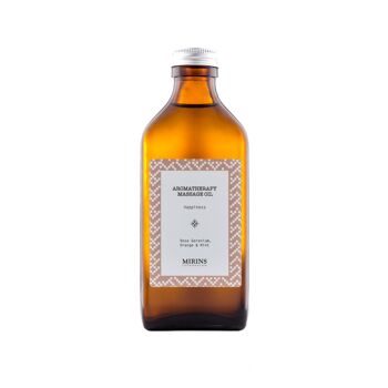 Huile de Massage - Bonheur - Géranium Rose, Orange & Menthe - 200 ml 2