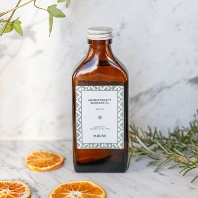 Massage Oil - Purify - Grapefruit, Rosemary & Tea Tree