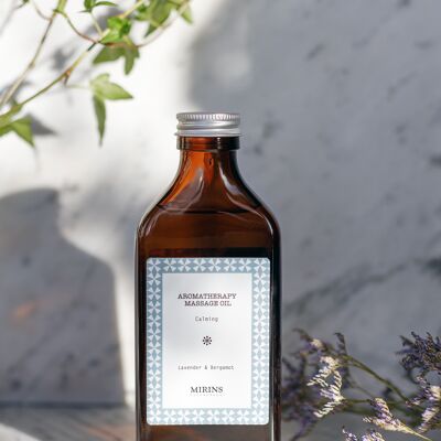 Massage Oil - Calming - Lavender & Bergamot - 200 ml