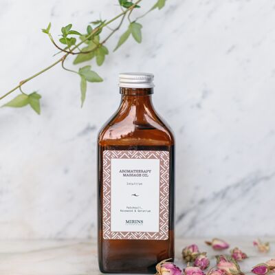 Massage Oil - Intuition - Patchouli, Rosewood & Geranium - 200 ml