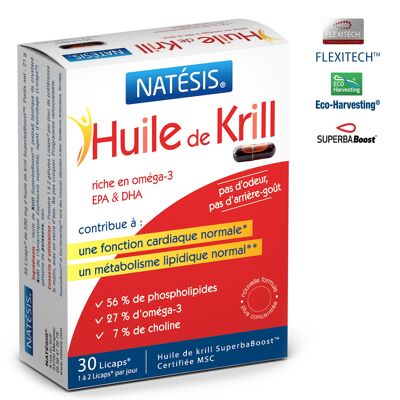 Krillöl, 100% reines NKO 500 mg / 30 CAPS