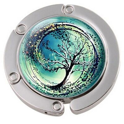 Bag hanger fantasy tree blue