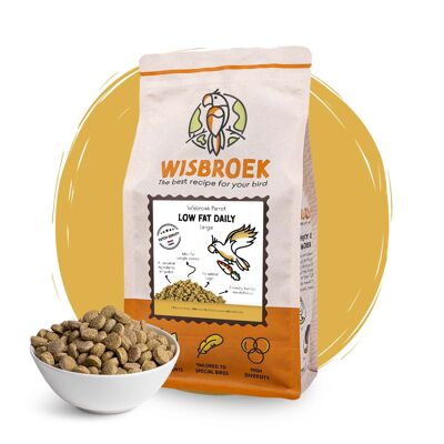 Wisbroek Parrot A Basso Contenuto Di Grassi Quotidiano Grande - 1kg