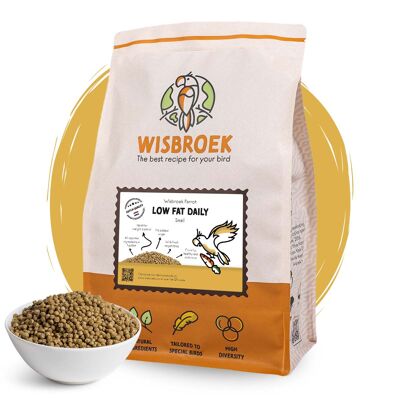 Wisbroek Perroquet Faible en Gras Quotidien Petit - 3kg