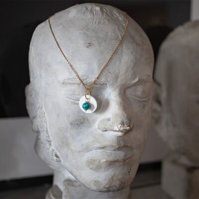 Precious Turquoise olfactory necklace