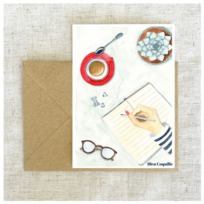 Stationery Postcard A6 - Writing