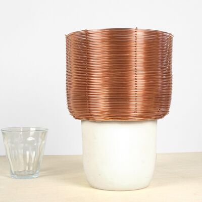 Copper Braided Table Lamp