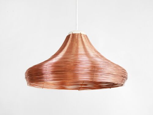 Copper Braided Pendant Lamp – Wide