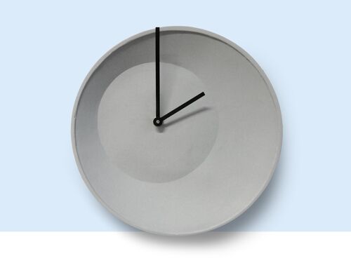 Off Center Wall Clock – Grey