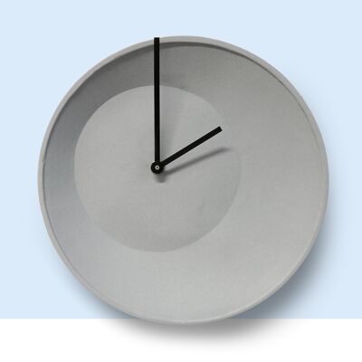 Off Center Wall Clock – Grey