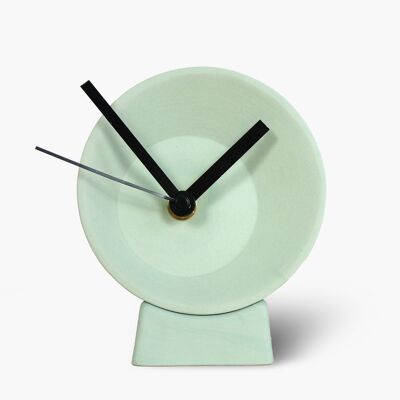 Horloge de bureau décentrée - Vert