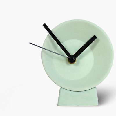 Horloge de bureau décentrée - Vert