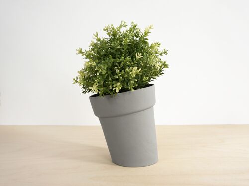 Distorted Flowerpot – Medium – Grey