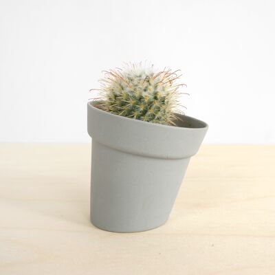 Distorted Flowerpot – Small – Grey