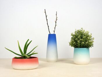 FlowerTop – Vase Bleu 1