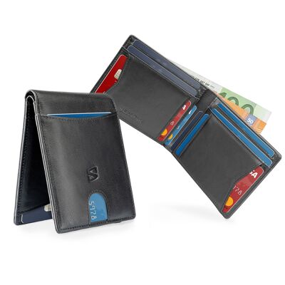 Wallet "Clever" - Black - W005