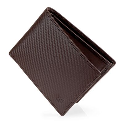 Wallet "Carbon" - Brown - W009