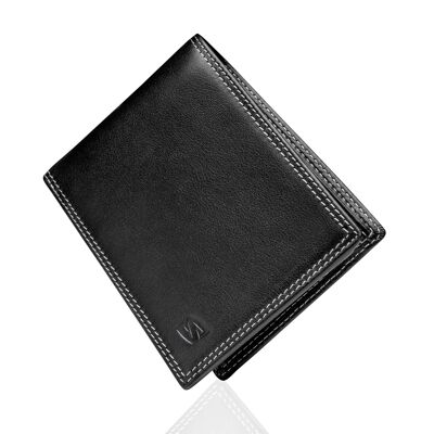 Wallet "Space" - black / white - W003