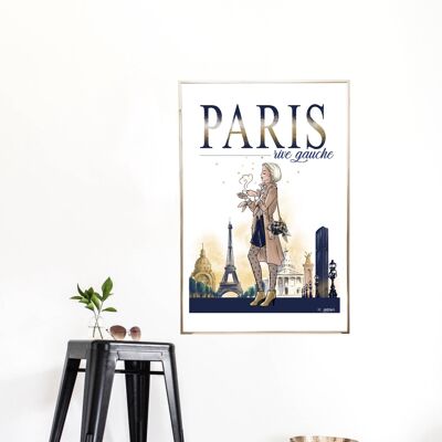 Poster A3 Paris Rive Gauche