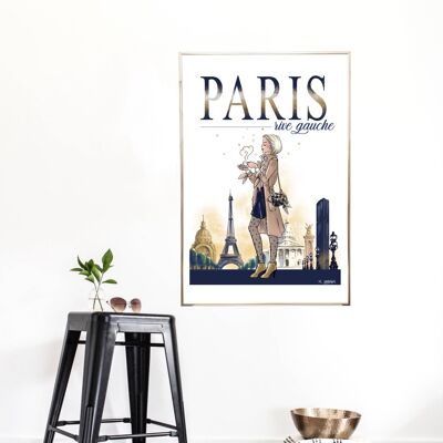 A3 Paris Rive Gauche-Plakat