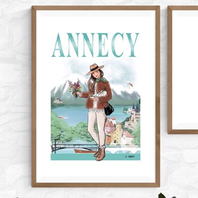 Póster A3 Annecy