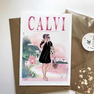 Calvi-Postkarte