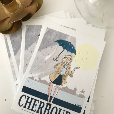 Cherbourg postcard
