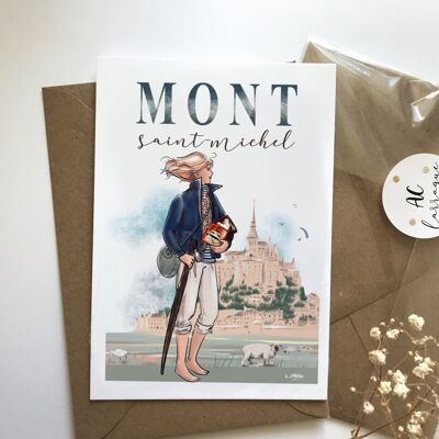 Postkarte Mont St. Michel