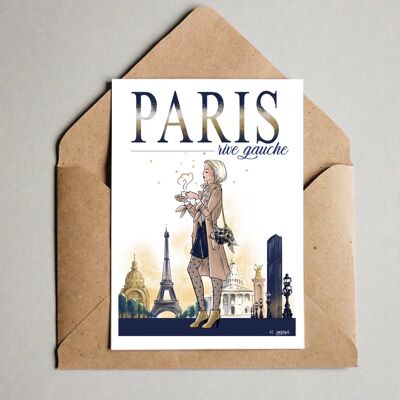 Paris Rive Gauche Postkarte