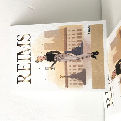 Reims-Postkarte