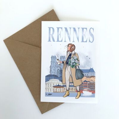 Rennes Postcard