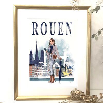 Póster A3 Rouen