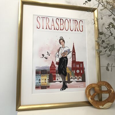 A3 Straßburg-Plakat