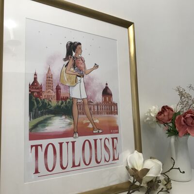 Póster A3 Toulouse