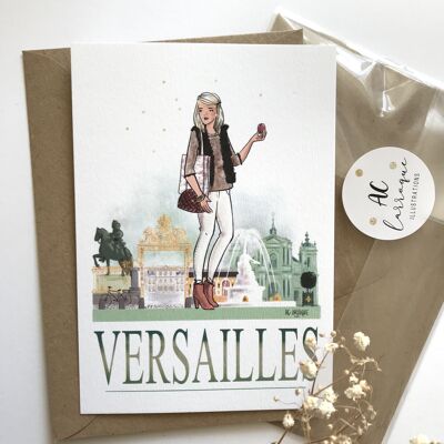 Versailles postcard