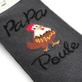 Papa poule grey 2