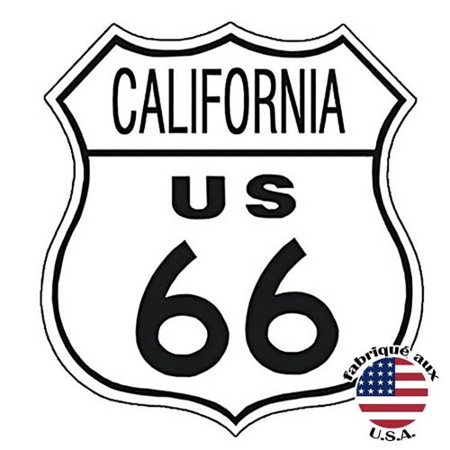 Route 66 california plaque us