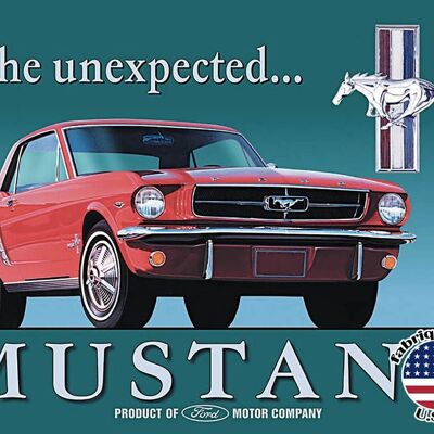 Platos Decorativos Placa Ford Mustang Us