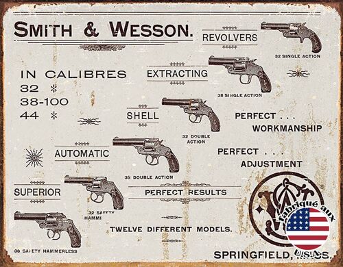 S&w revolvers plaque us