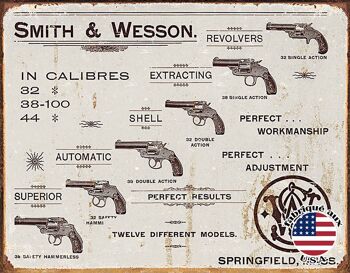 S&w revolvers plaque us